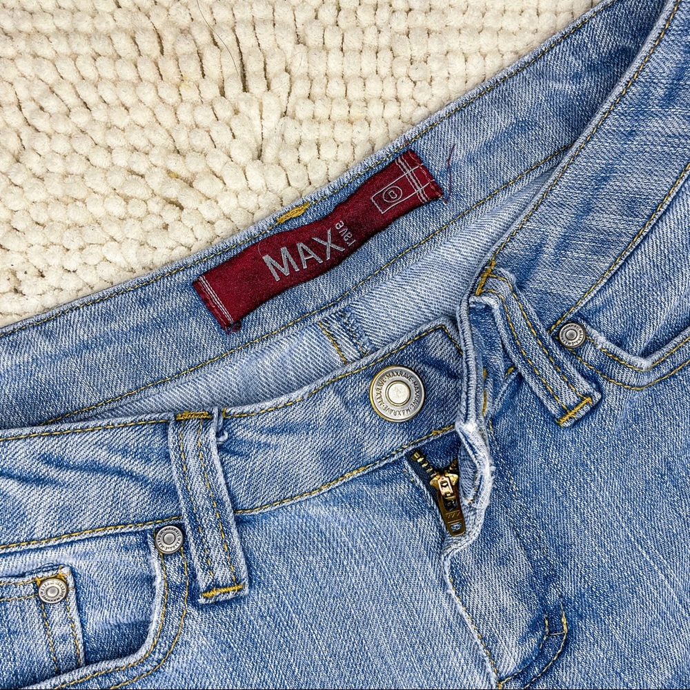 Max Rave Jeans Shorts Low Rise Size 0 - Picture 2 of 8